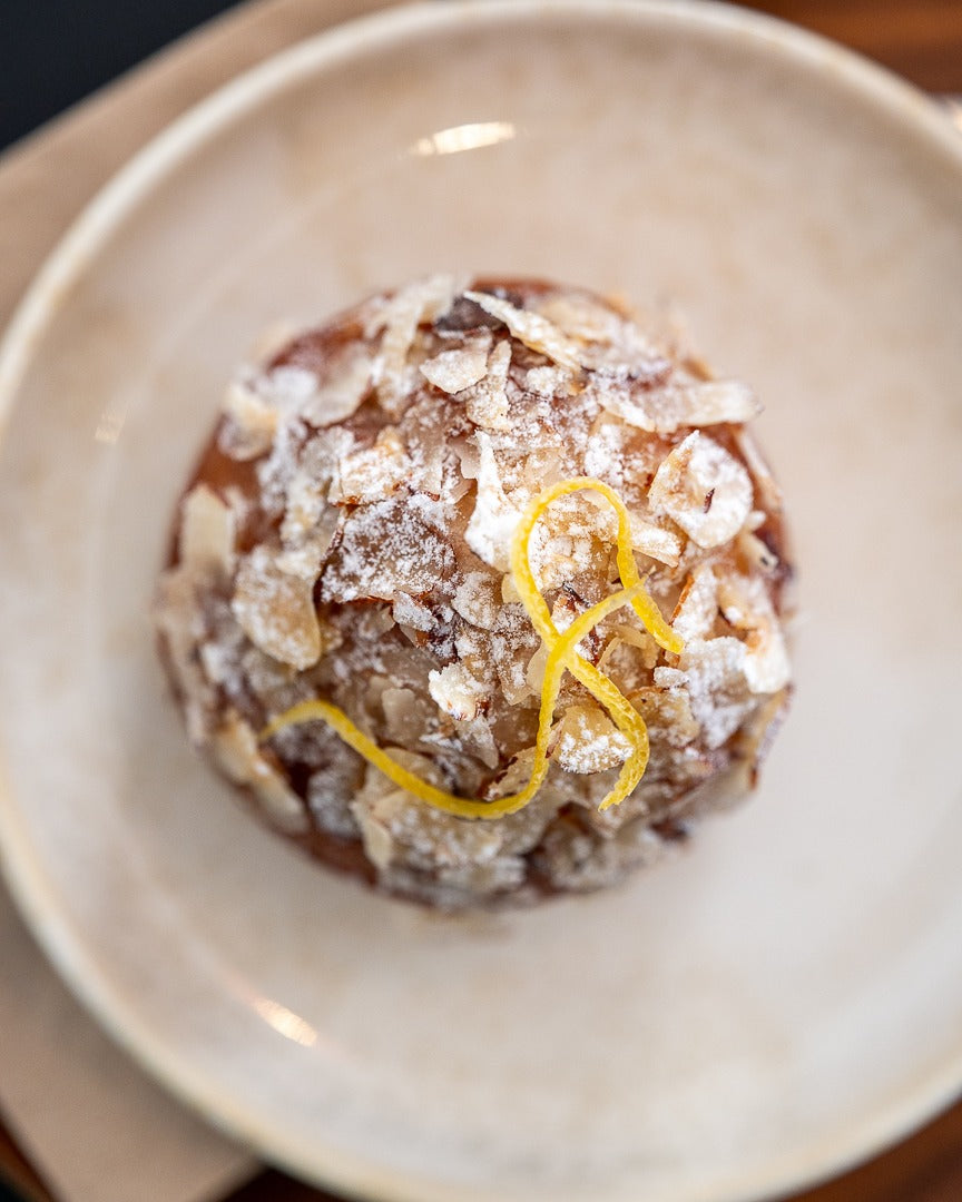 Financier citron noisette