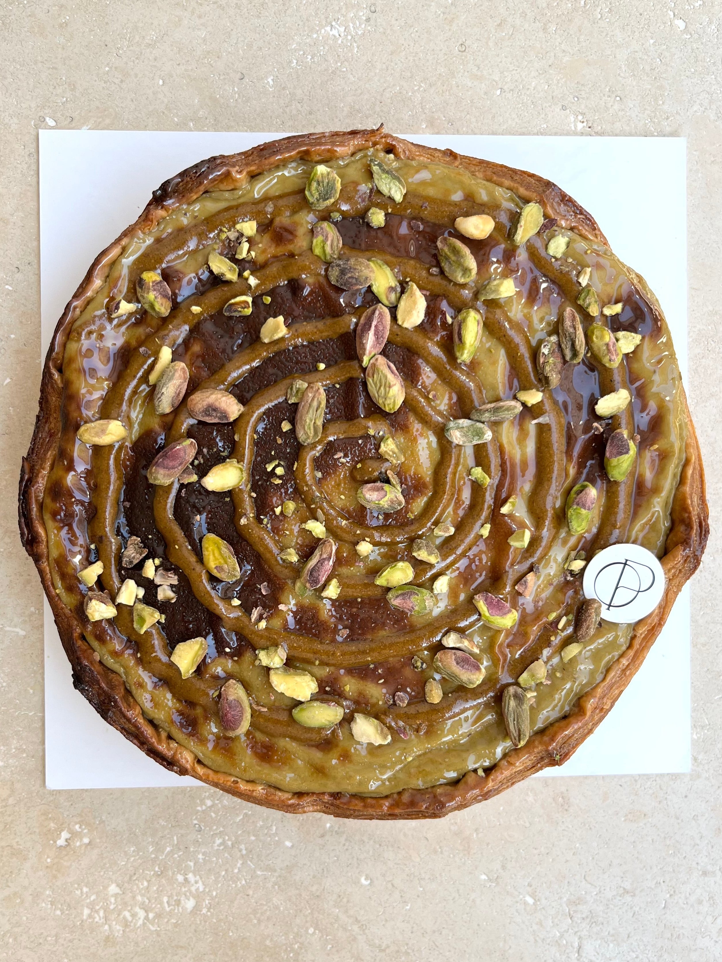 Flan pistache de Sicile