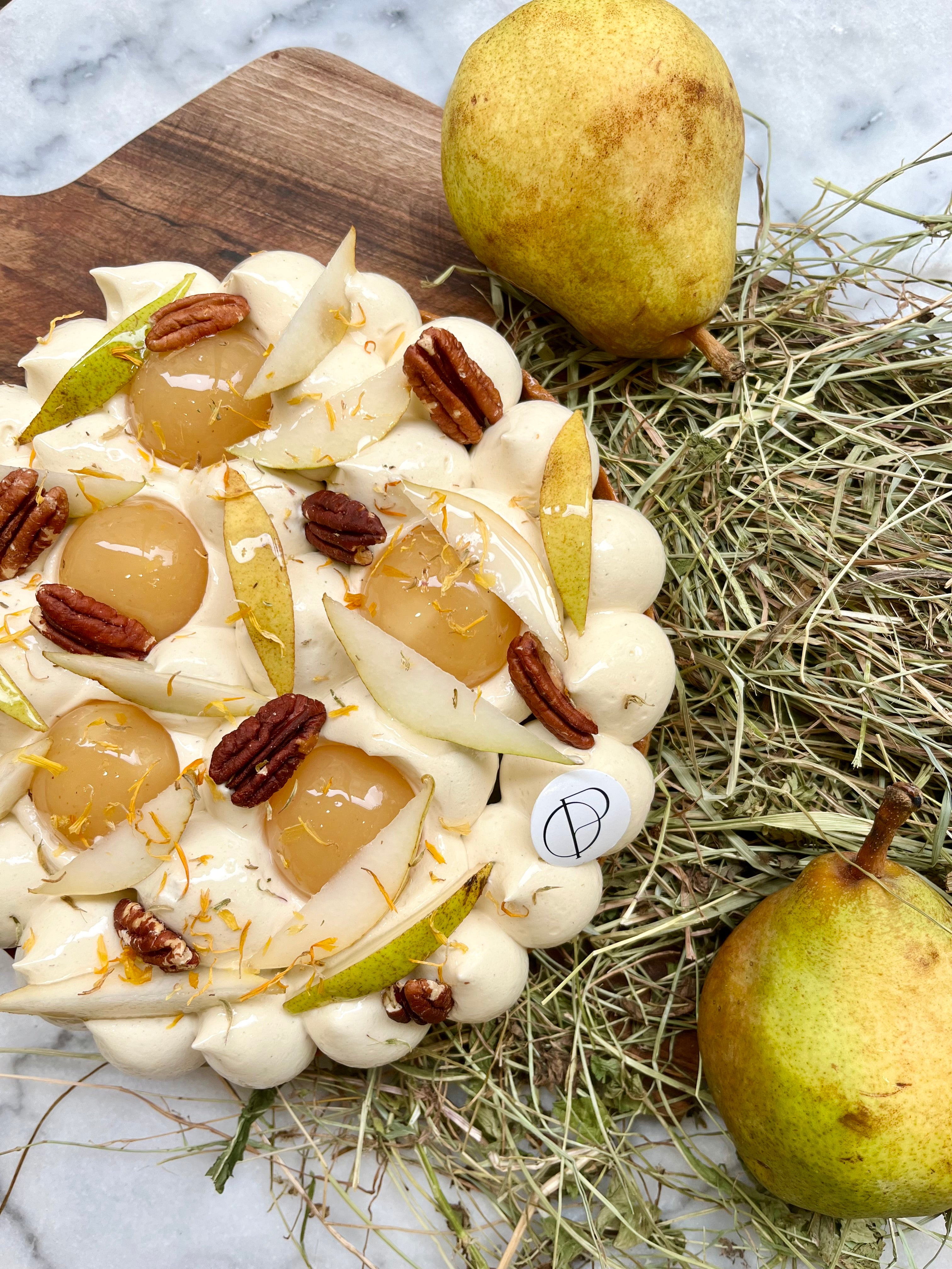 Tarte Poire Pécan Foin