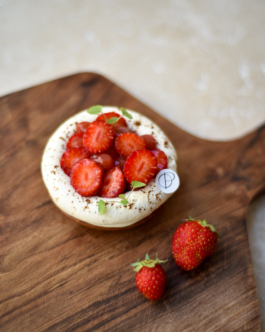 Tartelette fraise basilic